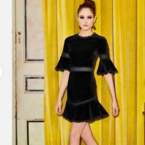 NWT Alice and Olivia Velvet Dress Size 12
